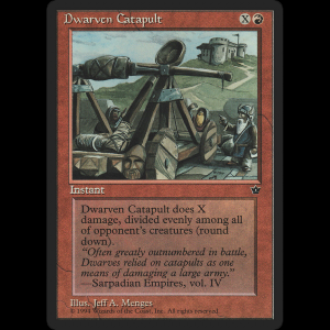 MTG Dwarven Catapult Fallen Empires fem#51