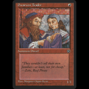 MTG Comerciante enano (Dwarven Trader) Homelands hml#72b