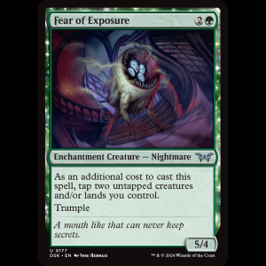 MTG Fear of Exposure Duskmourn: House of Horror dsk#177