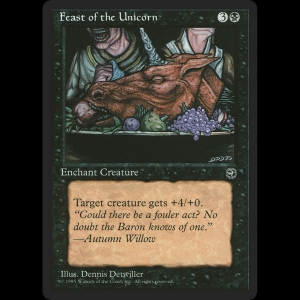 MTG Banquete del unicornio (Feast of the Unicorn) Homelands hml#47b