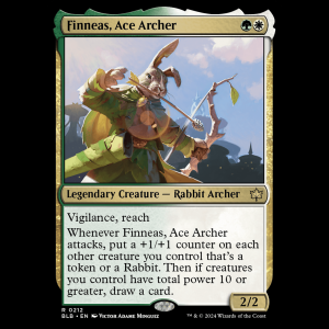 MTG Finneas, Ace Archer Bloomburrow blb#212