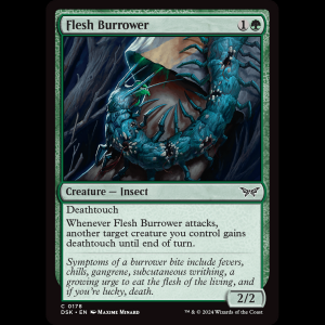 MTG Flesh Burrower Duskmourn: House of Horror dsk#178