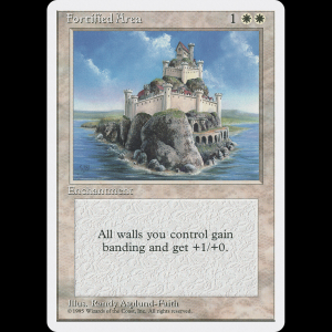 MTG Area fortificada (Fortified Area) Fourth Edition 4ed#26