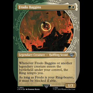 MTG Frodo Baggins The Lord of the Rings: Tales of Middle-earth ltr#812