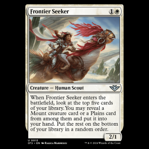 MTG Frontier Seeker Outlaws of Thunder Junction otj#13