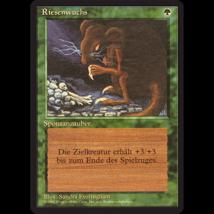 MTG Riesenwuchs (Giant Growth) Foreign Black Border fbb#199