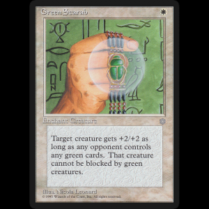 MTG Escarabajo verde (Green Scarab) Ice Age ice#28