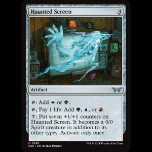 MTG Haunted Screen Duskmourn: House of Horror dsk#250