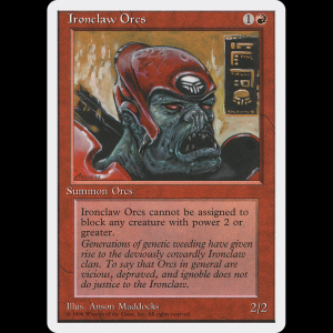 MTG Orcos Zarpafierro (Ironclaw Orcs) Introductory Two-Player Set itp#34