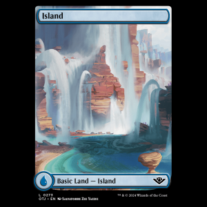 MTG Island Outlaws of Thunder Junction otj#273