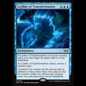 MTG Leyline of Transformation Duskmourn: House of Horror dsk#63