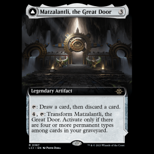 MTG Matzalantli, the Great Door // The Core The Lost Caverns of Ixalan lci#387