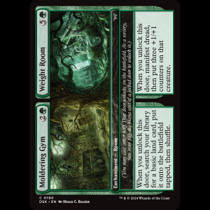 MTG Moldering Gym // Weight Room Duskmourn: House of Horror dsk#190