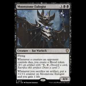 MTG Moonstone Eulogist Bloomburrow Commander blc#19