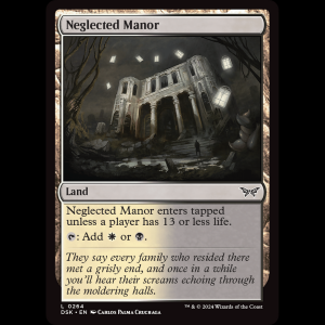 MTG Neglected Manor Duskmourn: House of Horror dsk#264