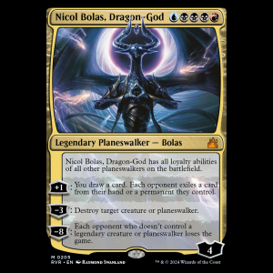 MTG Nicol Bolas, Dragon-God Ravnica Remastered rvr#205