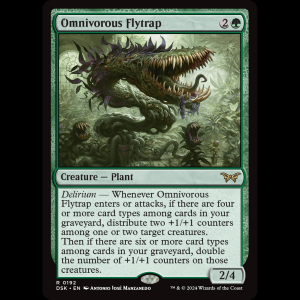 MTG Omnivorous Flytrap Duskmourn: House of Horror dsk#192