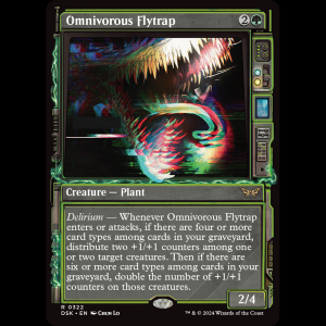 MTG Omnivorous Flytrap Duskmourn: House of Horror dsk#322