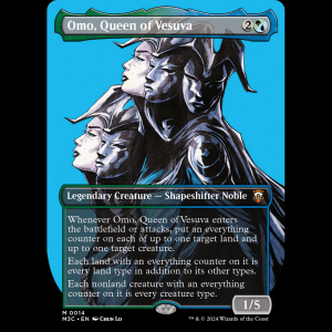 MTG Omo, Queen of Vesuva Modern Horizons 3 Commander m3c#14