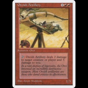 MTG Artilleria orca (Orcish Artillery) Introductory Two-Player Set itp#36