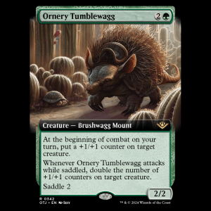 MTG Ornery Tumblewagg Outlaws of Thunder Junction otj#342