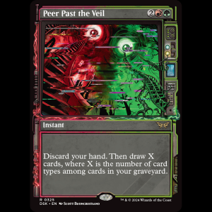 MTG Peer Past the Veil Duskmourn: House of Horror dsk#325