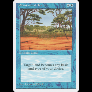 MTG Terreno fantasmal (Phantasmal Terrain) Fourth Edition 4ed#89