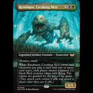 MTG Rendmaw, Creaking Nest Duskmourn: House of Horror Commander dsc#5