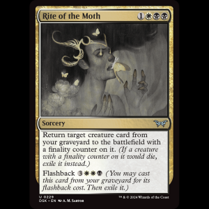 MTG Rite of the Moth Duskmourn: House of Horror dsk#229