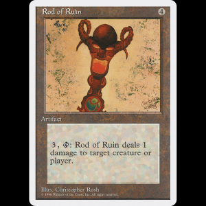 MTG Bastón de destrucción (Rod of Ruin) Introductory Two-Player Set itp#52