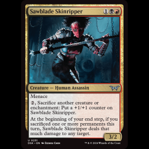 MTG Sawblade Skinripper Duskmourn: House of Horror dsk#231