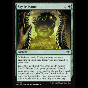 MTG Say Its Name Duskmourn: House of Horror dsk#197