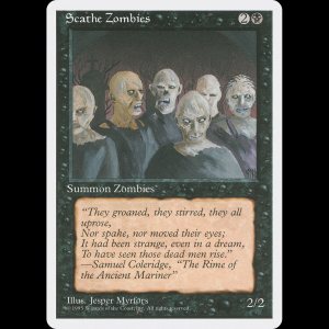 MTG Zombies dañinos (Scathe Zombies) Fourth Edition 4ed#158