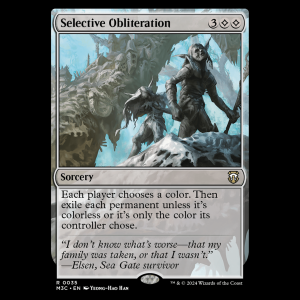 MTG Selective Obliteration Modern Horizons 3 Commander m3c#35