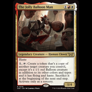 MTG The Jolly Balloon Man Duskmourn: House of Horror dsk#219