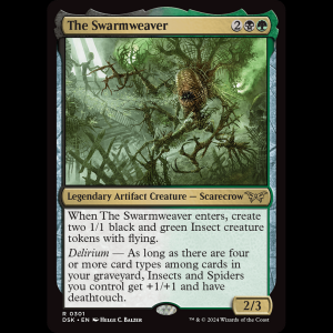 MTG The Swarmweaver Duskmourn: House of Horror dsk#301