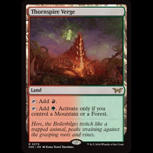 MTG Thornspire Verge Duskmourn: House of Horror dsk#270