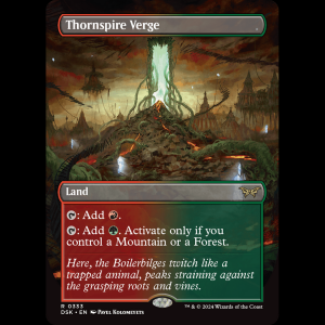 MTG Thornspire Verge Duskmourn: House of Horror dsk#333