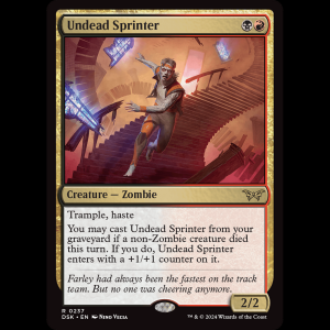 MTG Undead Sprinter Duskmourn: House of Horror dsk#237