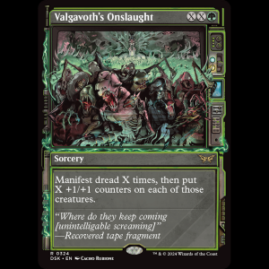 MTG Valgavoth's Onslaught Duskmourn: House of Horror dsk#324