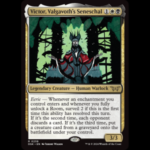 MTG Victor, Valgavoth's Seneschal Duskmourn: House of Horror dsk#238