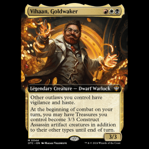 MTG Vihaan, Goldwaker Outlaws of Thunder Junction Commander otc#44