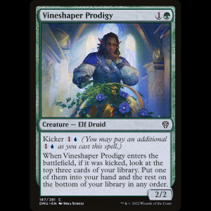 MTG Vineshaper Prodigy Dominaria United dmu#187