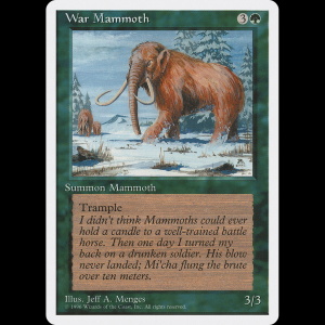 MTG Mamut de guerra (War Mammoth) Introductory Two-Player Set itp#45