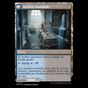 MTG Waterlogged Teachings // Inundated Archive Modern Horizons 3 mh3#261