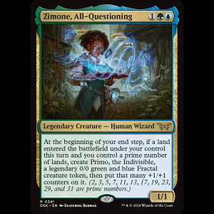 MTG Zimone, All-Questioning Duskmourn: House of Horror dsk#241