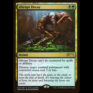 MTG Abrupt Decay World Magic Cup Qualifiers wmc#2016