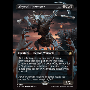 MTG Abyssal Harvester Foundations fdn#316