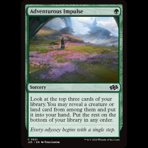 MTG Adventurous Impulse Foundations Jumpstart j25#621