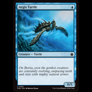 MTG Aegis Turtle Foundations fdn#150